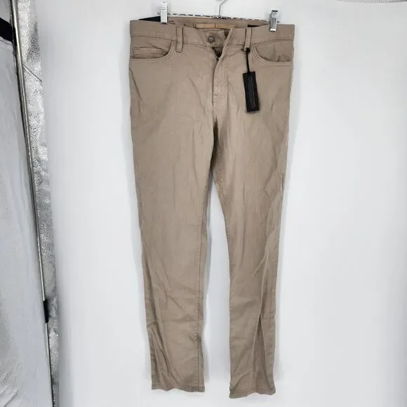 Banana Republic Men's 31X32 Linen Blend Slim Khaki Traveler Pants NWT $130