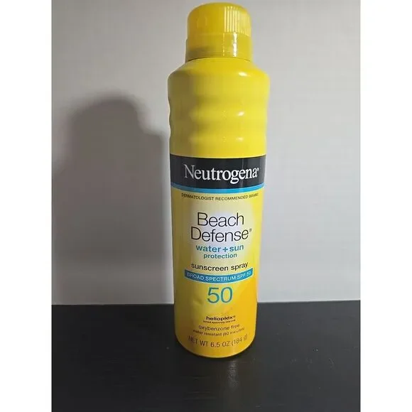 Neutrogena Beach Defense Water And Sun Protection‎ Spray SPF 50 6.5 oz