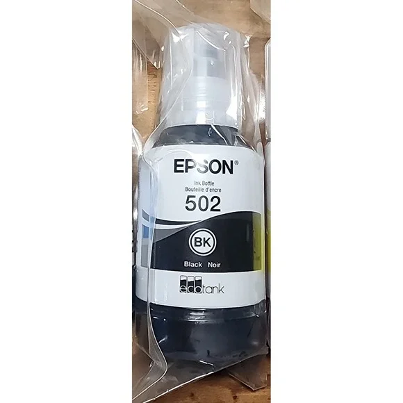 EPSON 502 Ink Bottle Exp Dec 2025 ( 127ml ) Black - Genuine (Sealed)