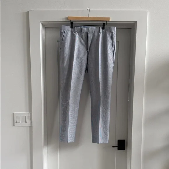Banana Republic Seersucker Dress Pants