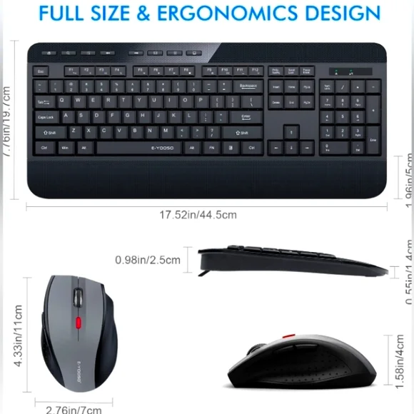 New wireless keyboard and mouse