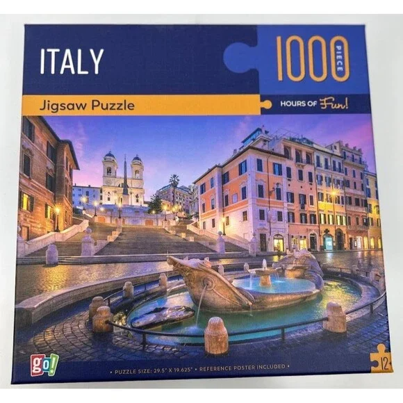 Go! Games, GC Italy 1000 Piece Puzzle