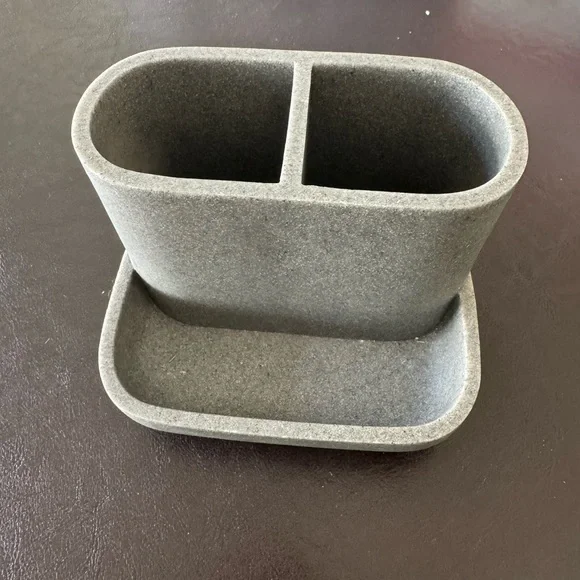 Gray Dual Compartment Organizer