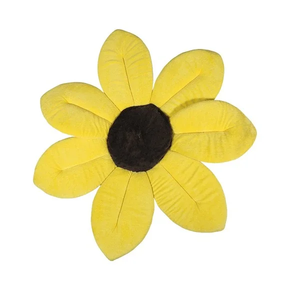 Blooming Bath for Babies Sunflower Bath Support‎ Pillow Yellow Soft Plush