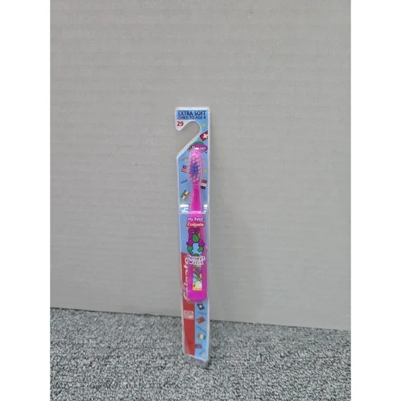 Vintage 1990's Barney Colgate Child's Extra Soft Toothbrush New Old Stock