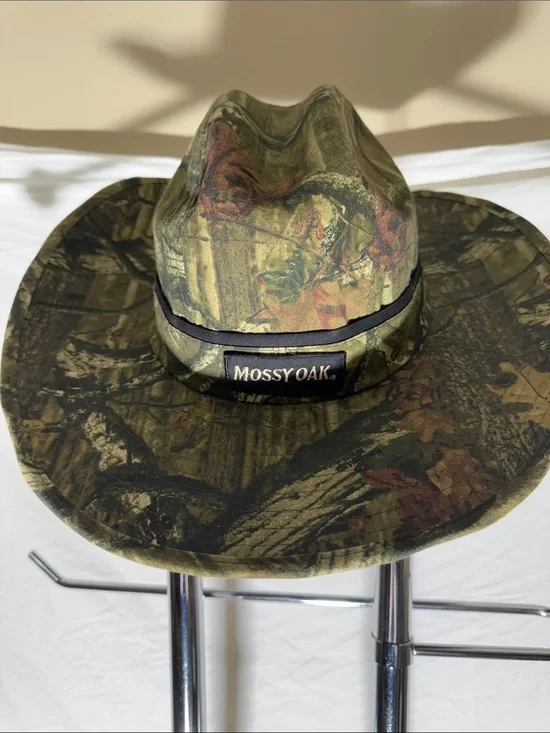 Mossy Oak Camouflage Safari Hat in Olive and Brown