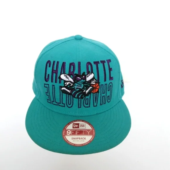 Charlotte Hornets NBA New Era Size Medium-Large Snapback Hat