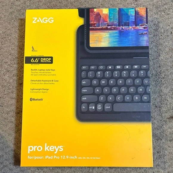 ZAGG Pro Keys Black Keyboard Case for iPad Pro 12.9-inch