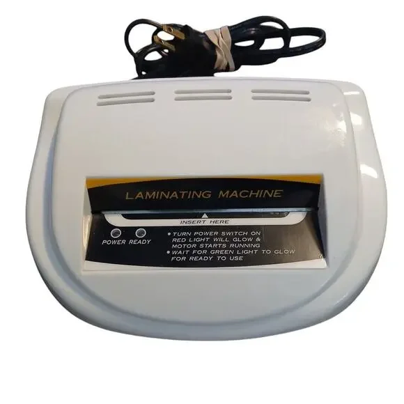 Personal Card White Electric Laminating Machine 4