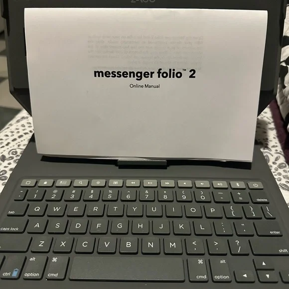 ZAGG Messenger Folio 2 Black Tablet Keyboard for iPad