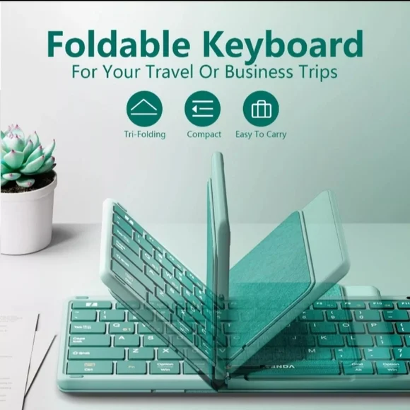 NIB SEENDA Foldable Bluetooth Keyboard with Touchpad