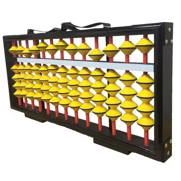 Large Japanese Chinese Abacus Big Soroban Abacus For Teacher & Student 13 Digits