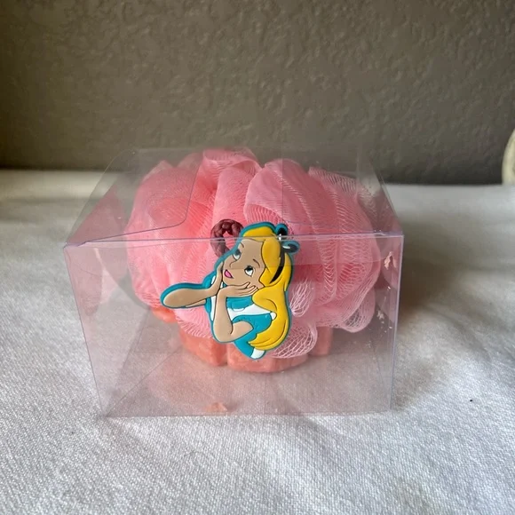 Watermelon soap Pink Shower Pouf with Cartoon Character