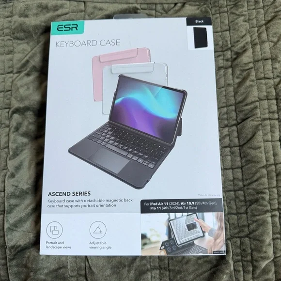 ESR Ascend Keyboard Case for iPad Air 11, iPad Pro 11 & iPad Air 4th & 5th Gen
