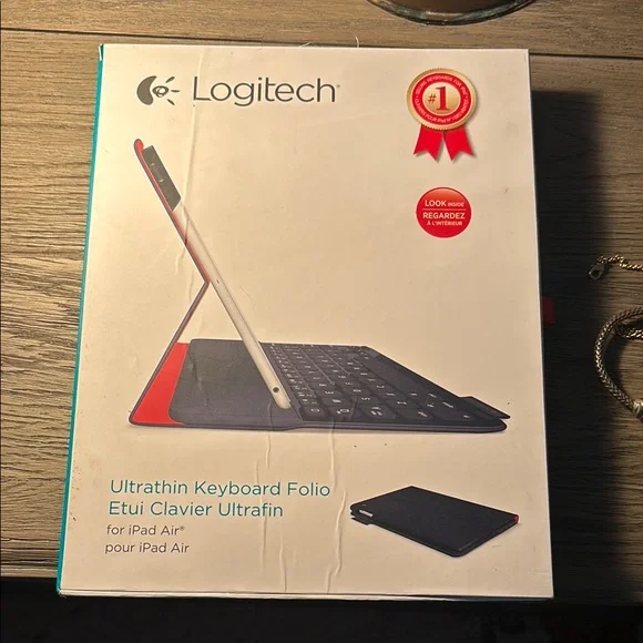 Logitech Black Tablet Keyboard with Built-in Stand