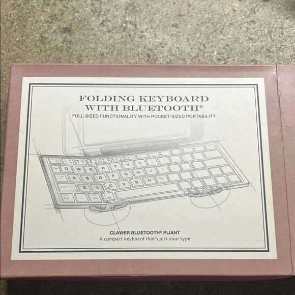 Bluetooth® Folding Keyboard - Black