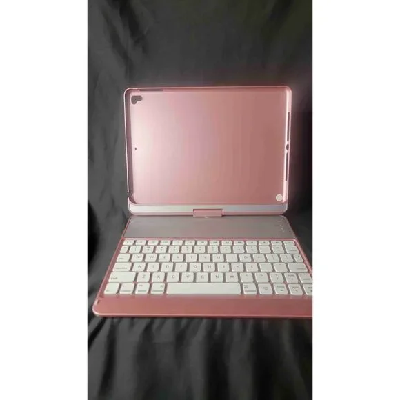 GeneralKeys Metallic Light Pink Detachable Wireless Tablet Keyboard