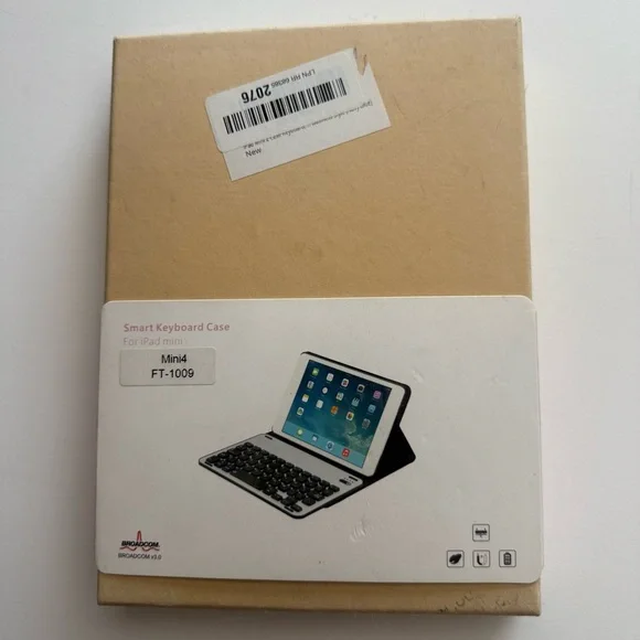 Broadcom Smart Keyboard For iPad Mini 4, FT-1009, Navy Blue, Removable Keyboard
