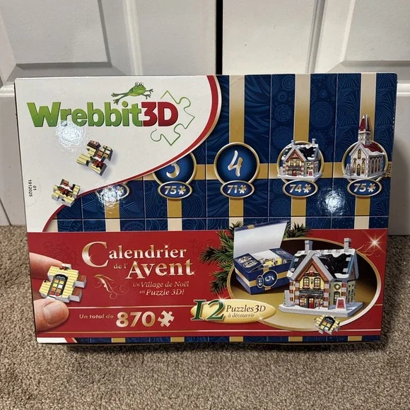 Advent Calendar 3D Puzzle | Discover and Build Charming Houses for an Everlastin