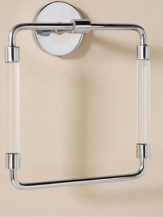 Anthropologie Mikayla Lucite Towel Ring