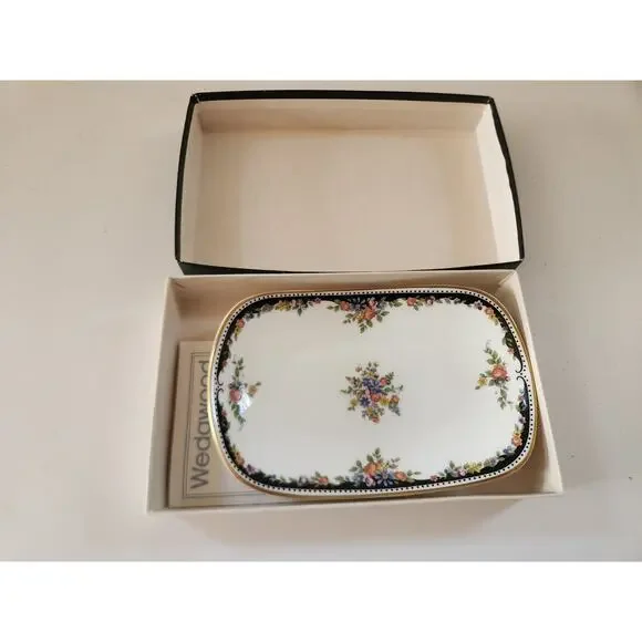 Vtg Wedgwood Osborne Tray Trinket Soap Dish 5 1/2