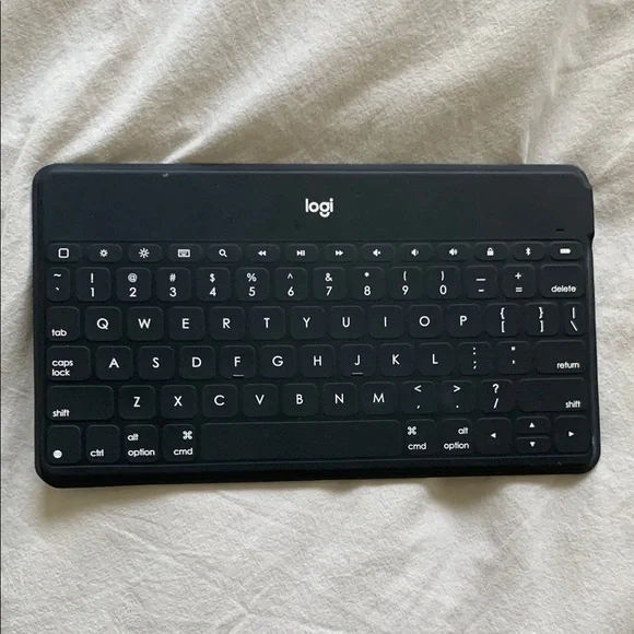 Logitech Black Tablet Keyboard with Multi-Device Connectivity