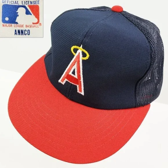 California Angels Vintage Snapback Hat MLB Authentic Baseball Cap ANNCO NWOT