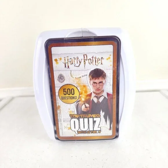 Harry Potter Top Trumps Quiz With a Twist Card Game NWT