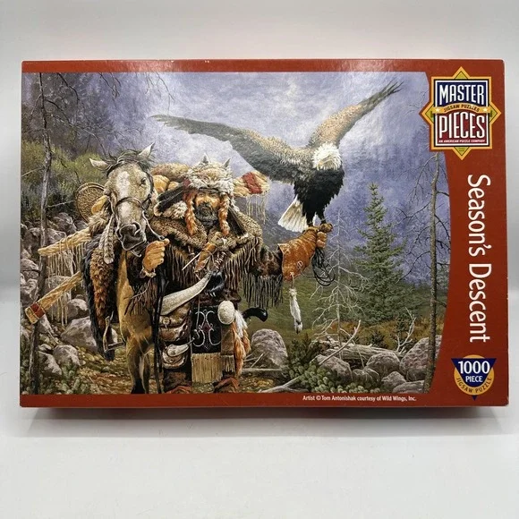 Master Pieces‎ 1,000 Piece Jigsaw Puzzle Season's Descent Artist Tom Antonishak