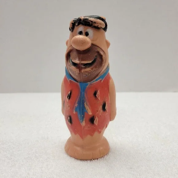 1960's Vintage Fred Flintstone Soft Bath Toy