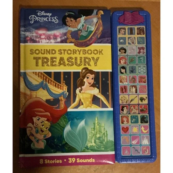 Disney Princess - Sound Storybook Treasury‎ 39-Button Sound Book - PI Kids