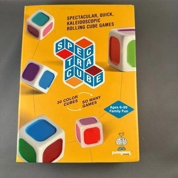 Funnybone Toys SPECTRA CUBE Games 30 Color Cubes Ages 6-99 Family‎ Fun