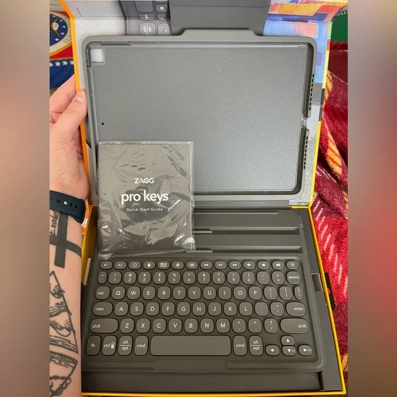 ZAGG pro keys for iPad 10.2 inch generation 7, 8, and 9. Brand new.