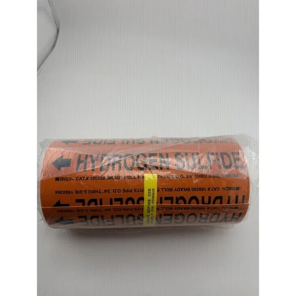 Brady Y860364 Roll Form Hydrogen Sulfide, B-946, 8
