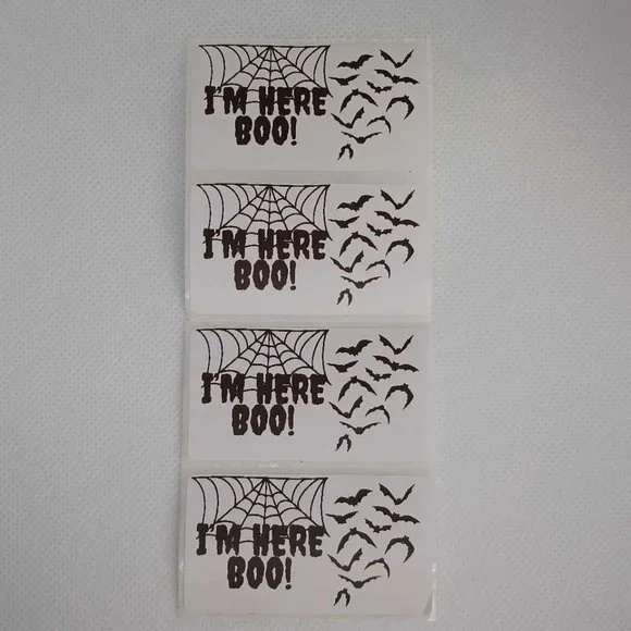 💙100 I'm Here Boo- Shipping Labels Thermal Packaging Stickers 2.25