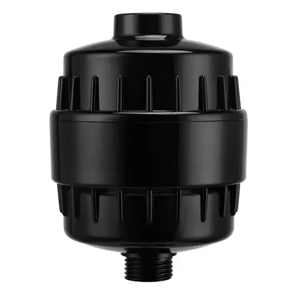 20-Stage Shower Filter for Hard Water Inline Chlorine Reduction Matte Black
