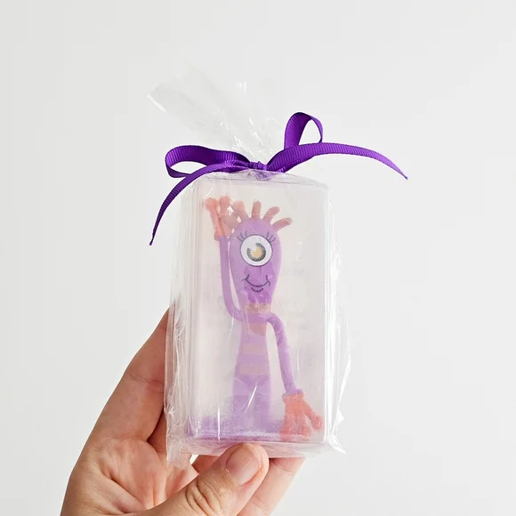 🧼 Clearly Fun Wacky Purple Monster Natural Glycerin Soap Made In USA 🧼