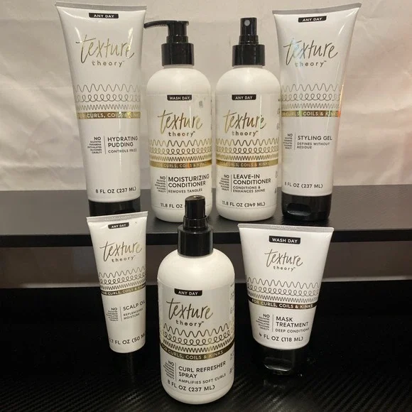 Texture Theory Hair Product Set Of 7 Any Day & Wash Day