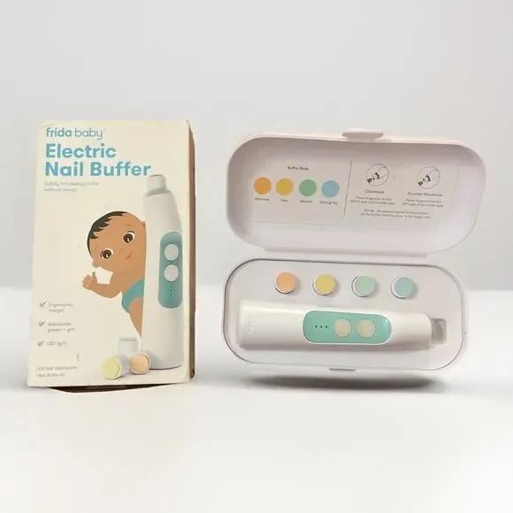 Frida Baby Electric Nail Buffer Set Nail Buffer for Newborn to Toddler TESTED