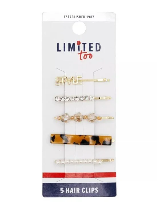 Limited Too 5pc Hair Pins