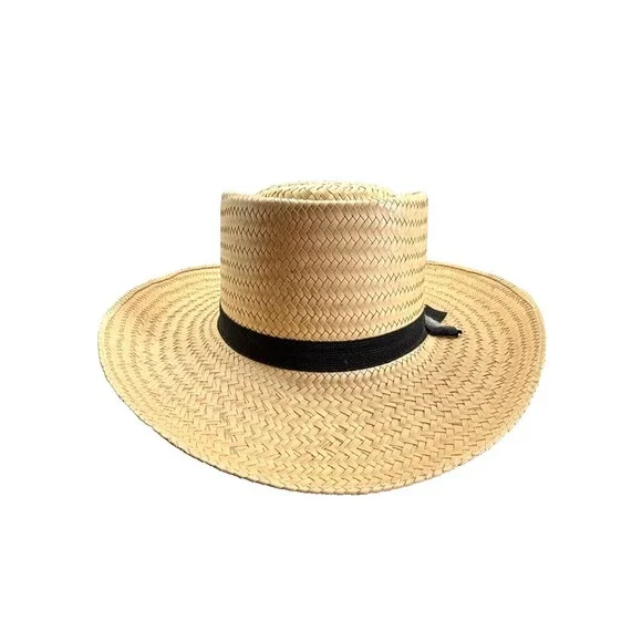 Vintage 1992 Western Gambler Hat Size 7 1/8 Never Worn Wide Brim Cowboy Hat