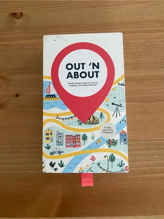 Out N’ About Activity Cards Open Box Great Gift Fun For Family/Friends