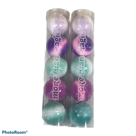More Than Magic Assorted Bath Bomb Sets, Two (2) 5 Pack Tubes