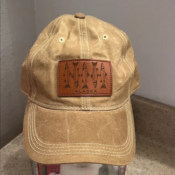 Legacy Tan Alaska Fish Patch Hat