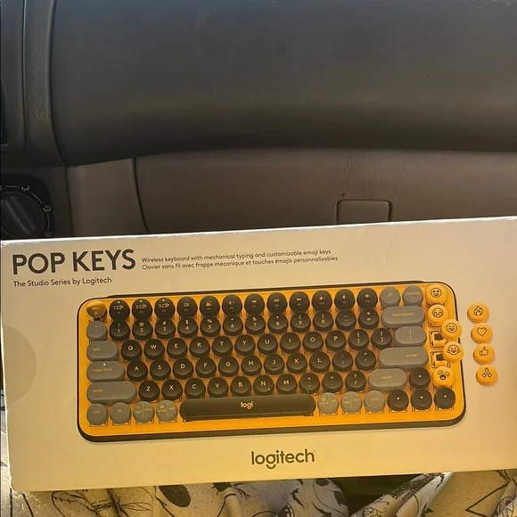 Logitech POP KEYS Wireless Keyboard - Yellow