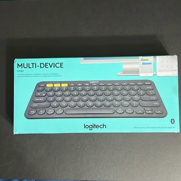 Logitech multi-device portable keyboard.