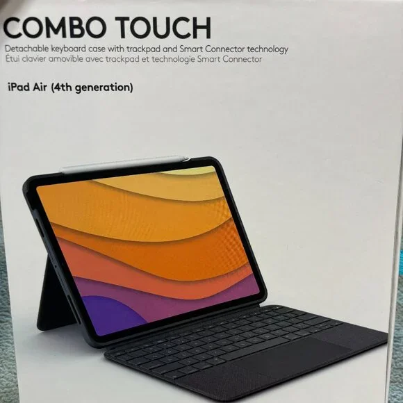 Logitech Ipad Combo Touch Detachable Keyboard Case w/Trackpad & Smart Connector