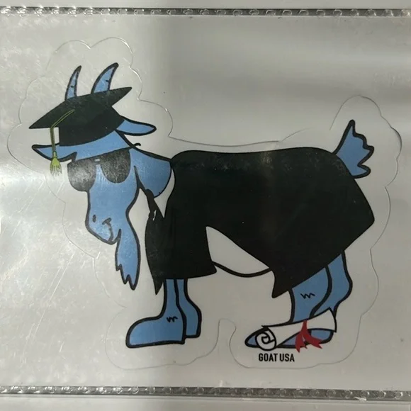 GOAT USA Graduation Goat Sticker