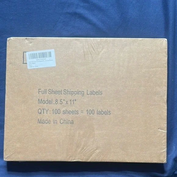 Full Sheet Shipping Labels 8.5