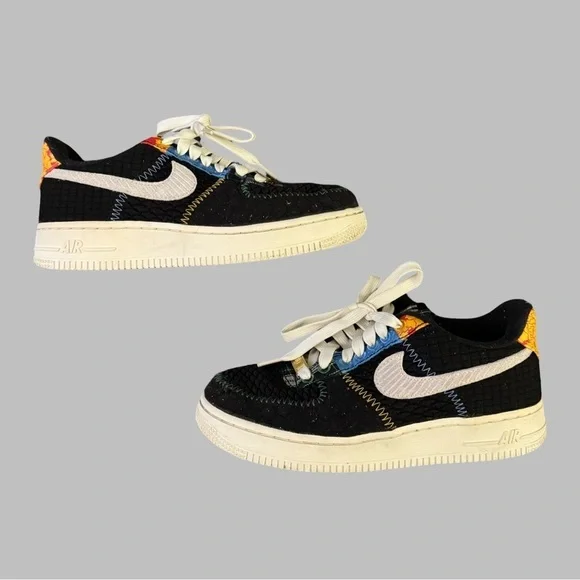 NIKE Youth Air Force 1 Low Muti Material Sneakers